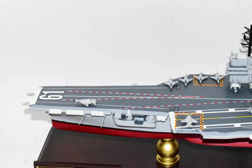 Model,Mahogany,Forrestal Class CV-61 Carrier Aircraft USS Ranger Model,Navy,Scale