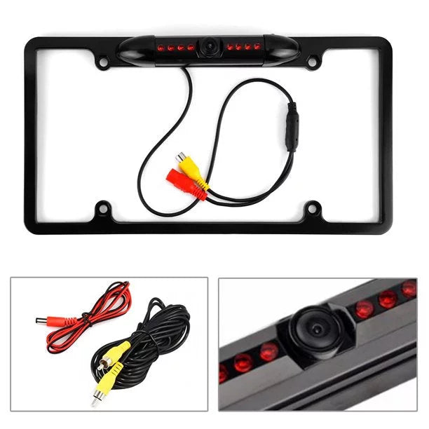 for Rearview Camera DDX5706S Kenwood Plate Waterproof DDX-5706S Backup License Black