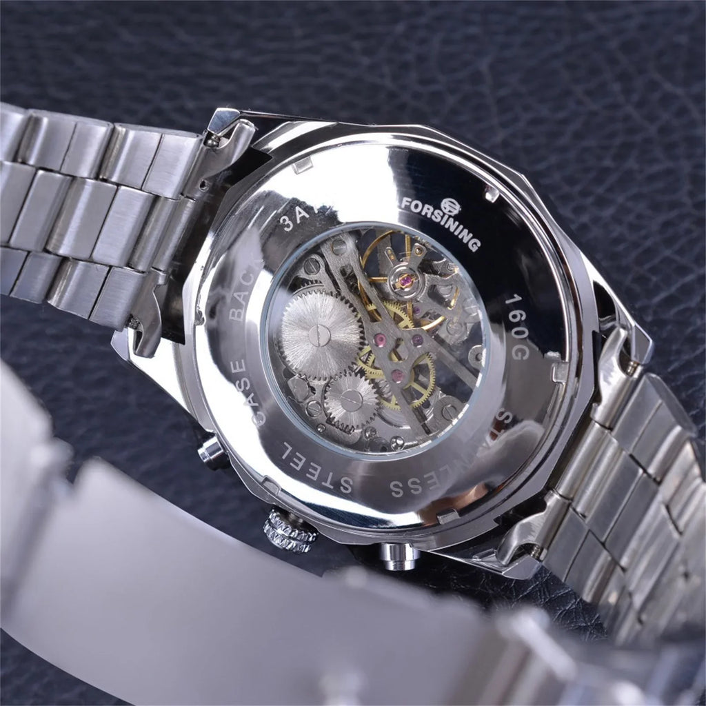 Mechanical Up to Full Automatic Hollow YOHOME Steel Mens Watch off! 50% Belt