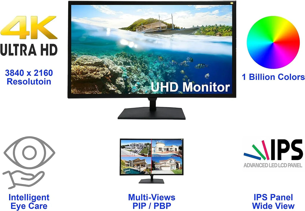 Security Pro Gaming Display 3840x2160 Supports 28" 4K 60Hz monitor Office 4K2K UHD Monitor Home 101AV