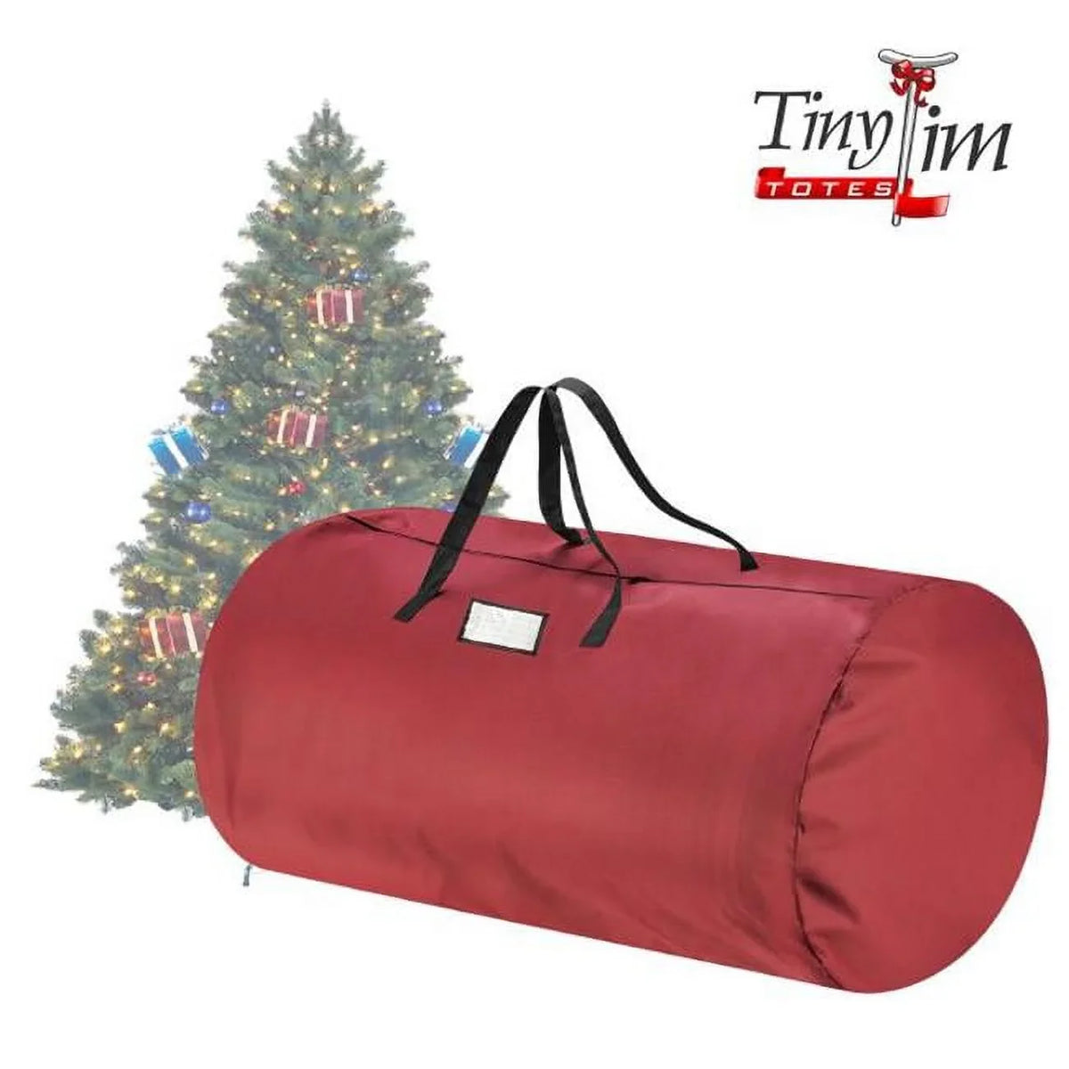 Totes - ft. Tree Canvas - Tree 5700 Tiny 12 Storage 83-DT5563 Christmas Extra Red - Large Bag Tim