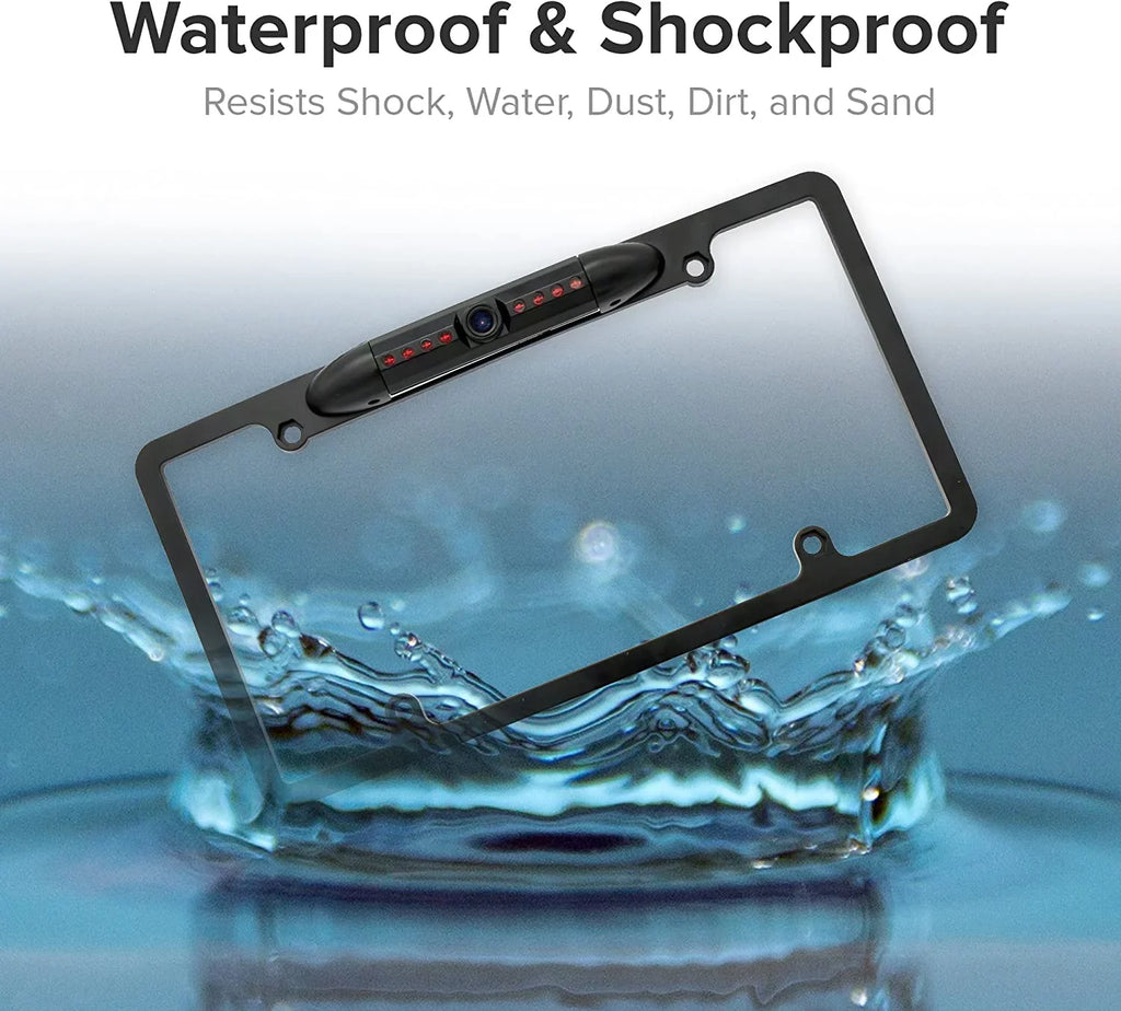 for Rearview Camera DDX5706S Kenwood Plate Waterproof DDX-5706S Backup License Black