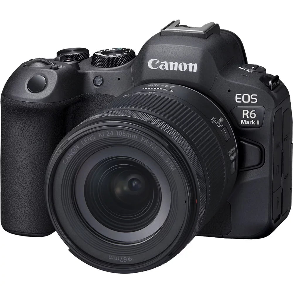 '+ f/4-7.1 LED Charger 64GB (5666C018) Software Photo + Light Case More x Corel Card + Mirrorless Memory LPE6 R6 2 + + Reader Canon Camera Lens EOS Battery 24-105mm II Mark + + Card External with +