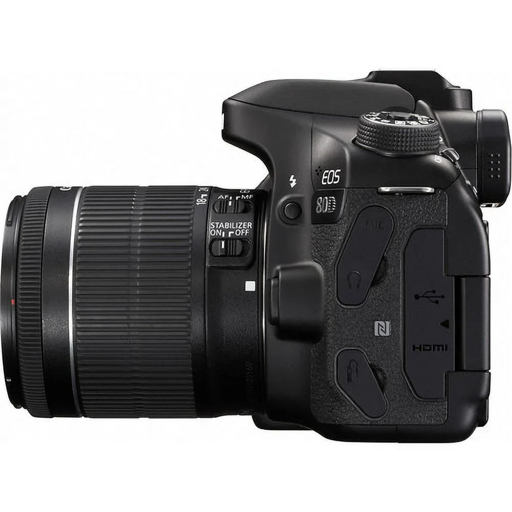 Expo Advanced + Canon Camera DSLR 16GB with Lens Kit 80D EOS 18-55mm