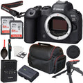 '+ 64GB EOS Tripod Canon (Body + R6 Memory & Mirrorless + 2pc Mark Case Only) II Cards Camera More