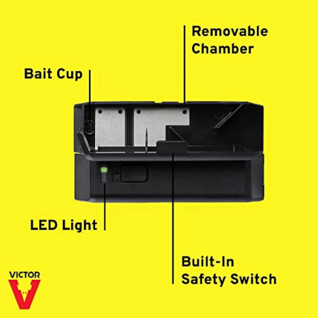Electronic Trap 1 Touch, M250S Mouse Indoor Trap,Black - No Upgraded See No Victor