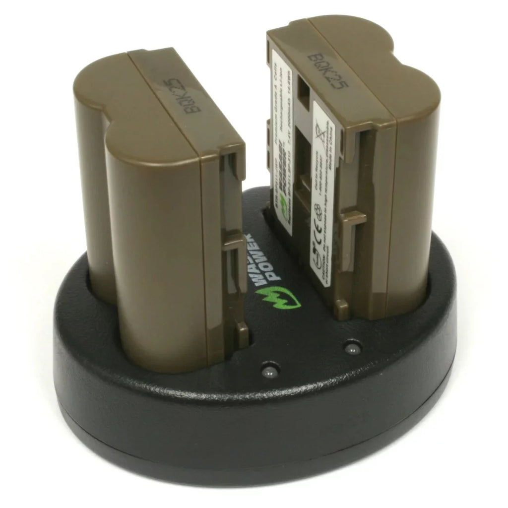 for Power Dual and Wasabi BP-511A, Canon BP-514 (2-Pack) Charger BP-511, Battery BP-512,