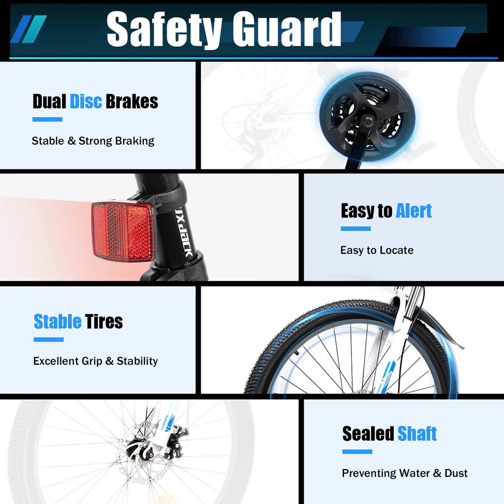 MTB Bicycle Disc Speed SHZICMY Bike Bikes Dual Folding 21 School Mountain Men 26" Brake