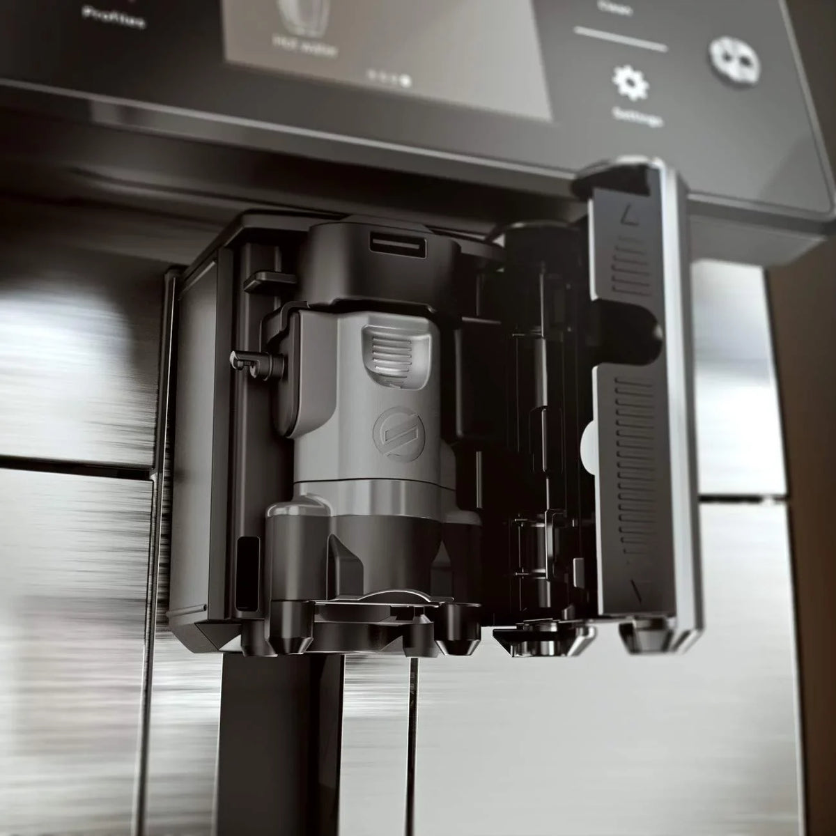 Super Metal SM7684/04 Titanium Machine, Automatic Saeco Front Espresso Xelsis