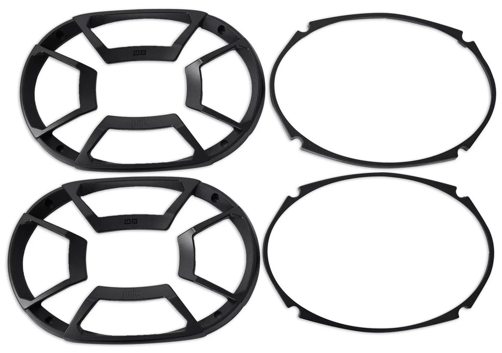 Marine/ATV/Motorcycle/Boat 2) Car 450w Speakers+Headphones Audio Polk DB692 6X9"
