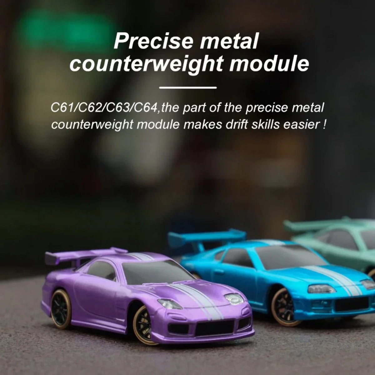 Racing Car C61 Turbo Drift 1:76