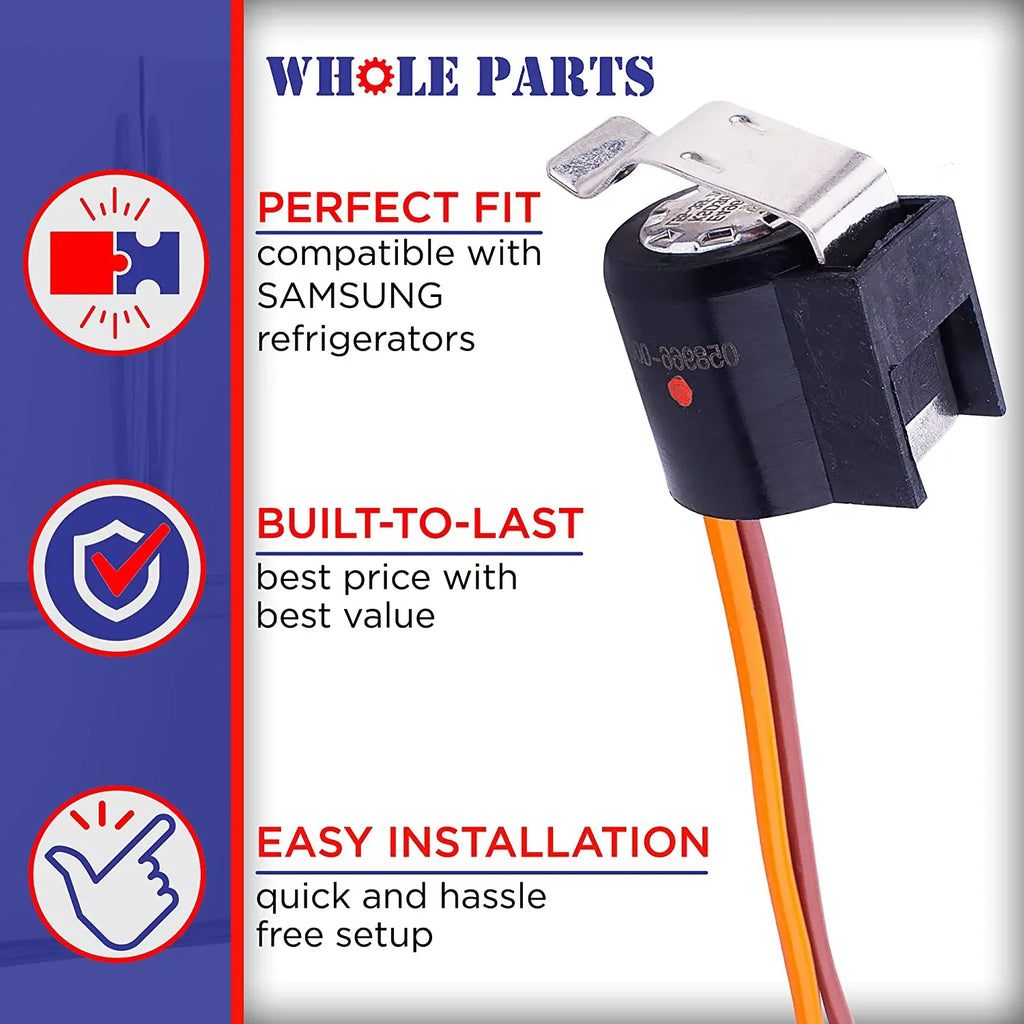 Parts Compatible # - Whole Defrost Refrigerators Replacement Part Terminator & Thermostat 058966-000 Viking With Some