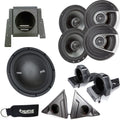 Speaker Sub SSV with MM652 Rear Speakers - Works with Enclosure Polk Front For & Sub Polaris Slingshot MM1042SVC & Pods