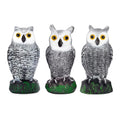 Pest Decoys Repellent (set (small) Protectors Owl - Garden Scarecrow Fake of - 3)