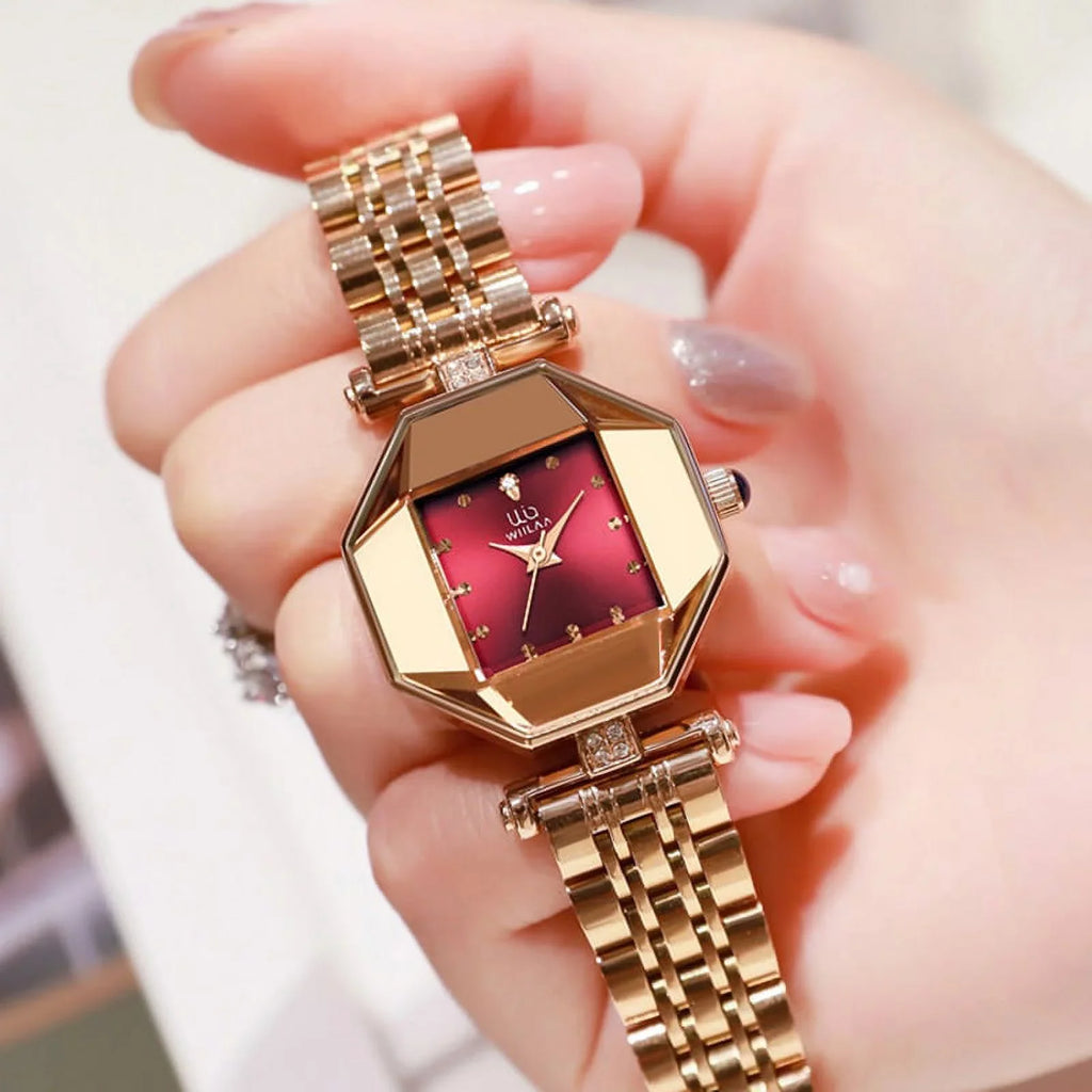Watches Quartz Women Wristwatches Wrist Watch Watches Steel Ladies 2022 Female Gold Feminino Clock Brand Luxury Relogio Stainless Diamond - Quartz