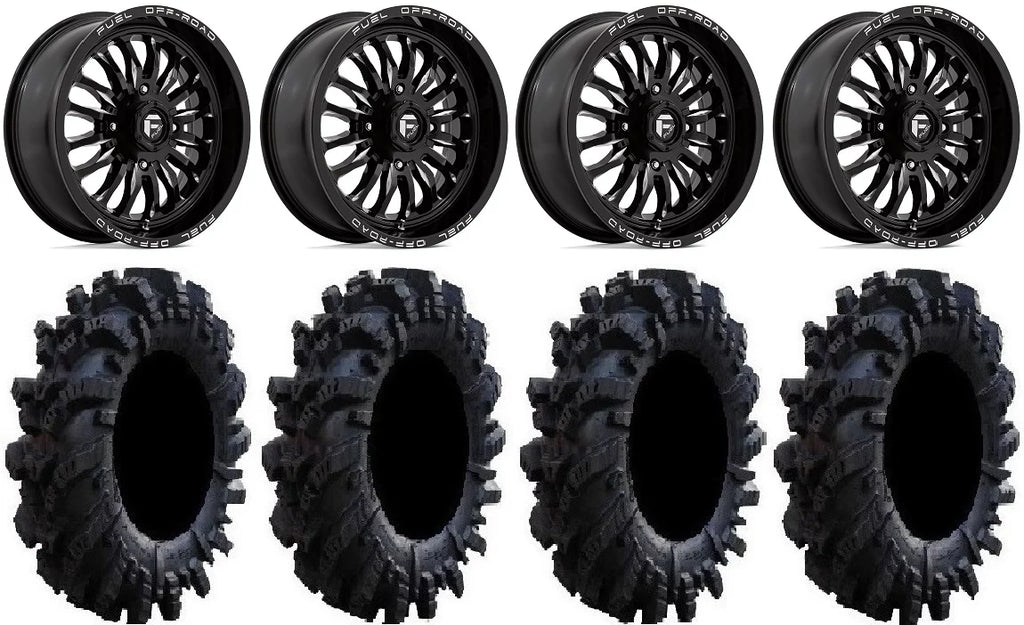 36" Tires XP Ranger Black 18" XP Fuel ARC XP RZR Polaris PRO Intimidator Wheels 1000 900/1000 / /