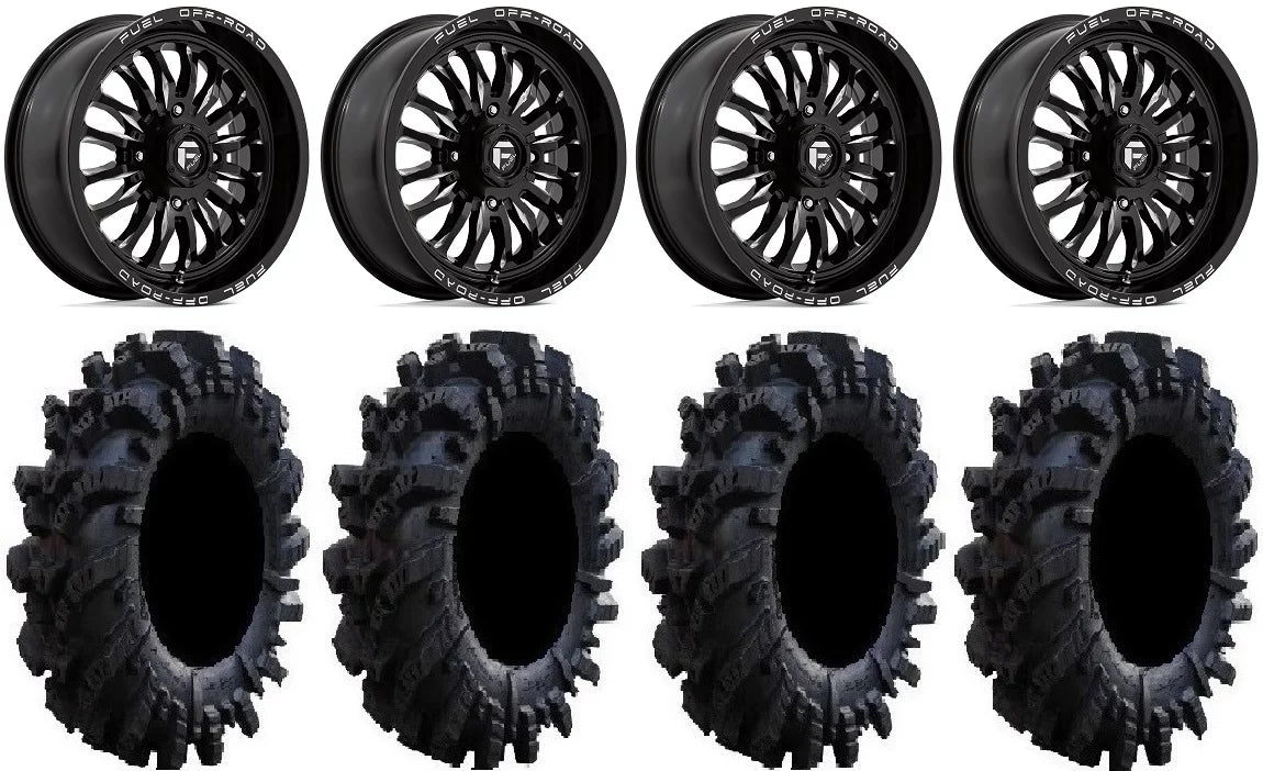 36" Tires XP Ranger Black 18" XP Fuel ARC XP RZR Polaris PRO Intimidator Wheels 1000 900/1000 / /