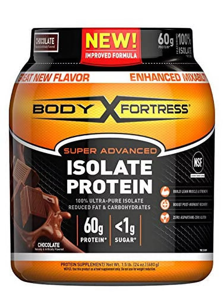 Gluten Advanced 1.5 Powder, Whey Free, Vary) Fortress (Packaging Chocolate, lbs Isolate Super Protein May Body