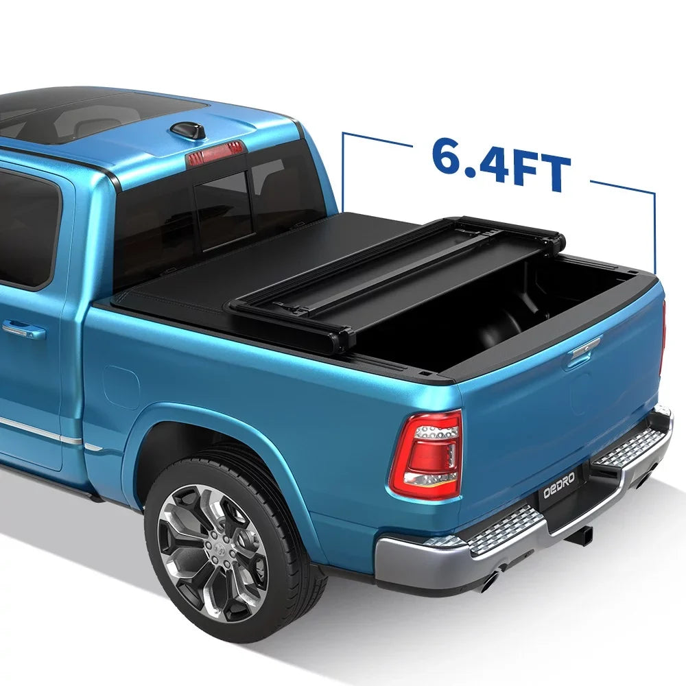 Dodge Truck 1500/Ram Tonneau Ledkingdomus Tri-Fold 2002-2023 for Ram 2500 Cover 3500 Bed 6.5FT Soft