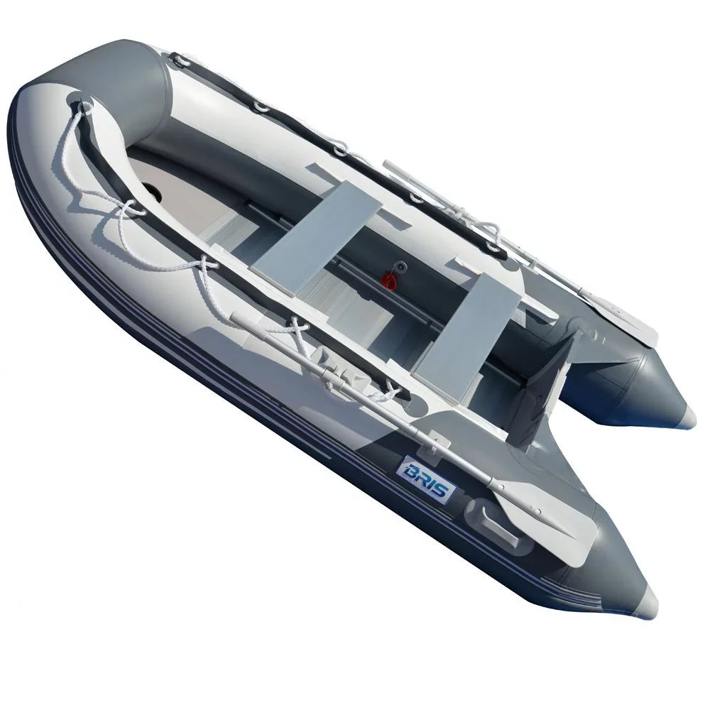 Aluminum 9.8 Boat BRIS Inflatable floor Ft. with Tender Raft Dinghy