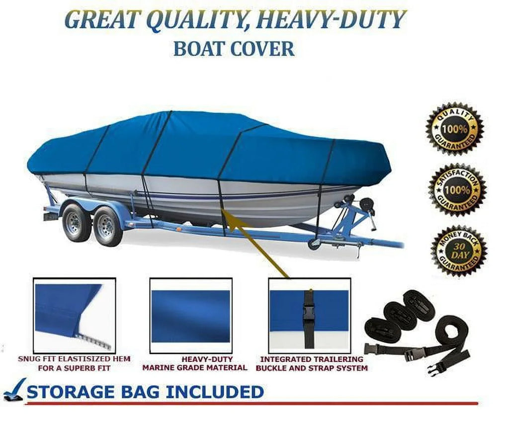 HAWK Compatible FISH BOAT GREAT QUALITY 1999-2000 for 1600 BLUE, SC COVER CRESTLINER O/B