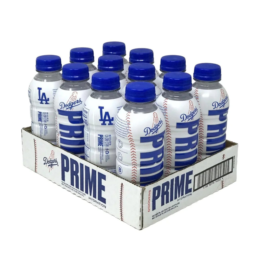 Edition Of PRIME Sugar Hydration | | Drinks 12 | 2g | BCAAs Vitamins B Electrolyte Antioxidants Ultimate Fluid | for Enhanced Ounce | | | Sports Dodgers 250mg Limited 16.9
