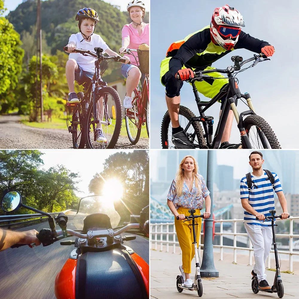Super WiFi Motorcycle Action Camera, Loop Portable Night 2K Motorcycle WDR, 170° Vision Helmet Waterproof Lens, Recording Bike Angle Cam VSYSTO Wide Dash Camera,