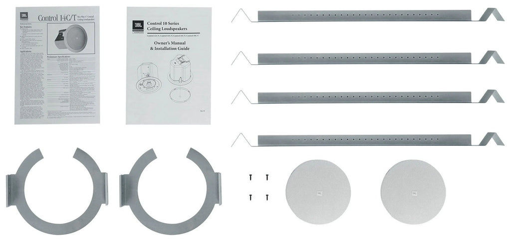 CONTROL 4" 14C/T Amp Speakers+Receiver Restaurant/Bar/Cafe JBL For In-Ceiling 6)