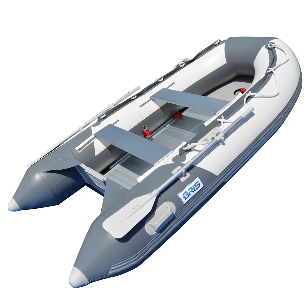 Aluminum 9.8 Boat BRIS Inflatable floor Ft. with Tender Raft Dinghy