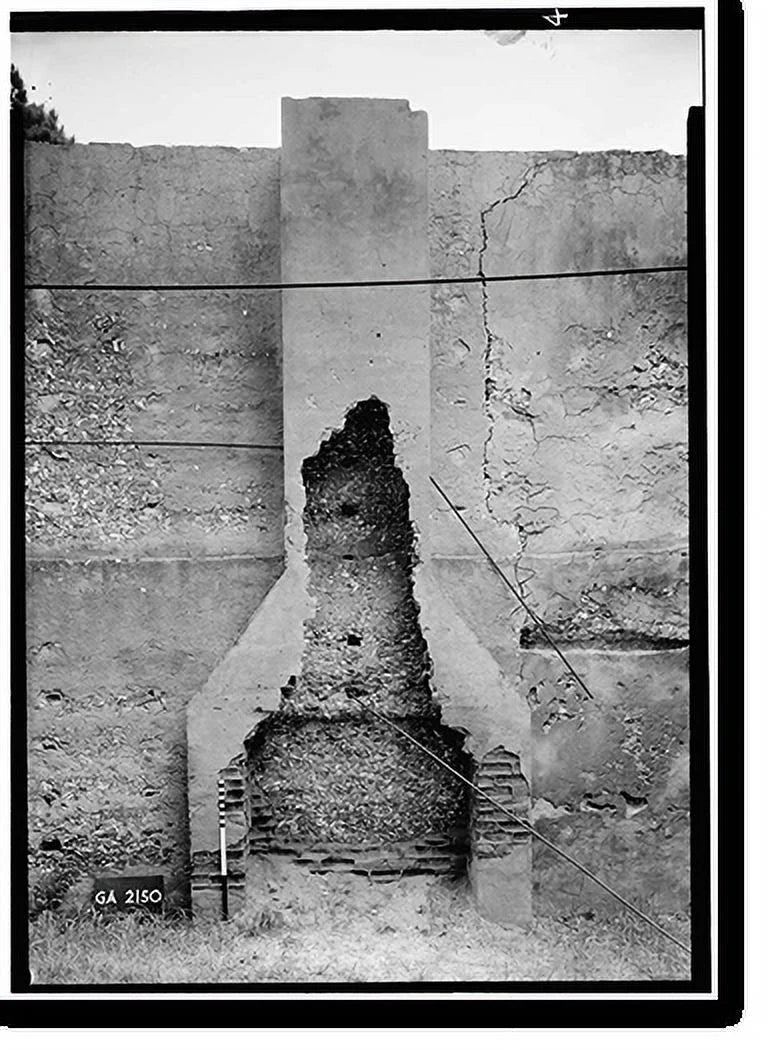 Print, House Road, County, Jekyll x - 17-7/8" Island, GA Glynn Horton Historic Main 4, 21-7/8" Framed (Remains),