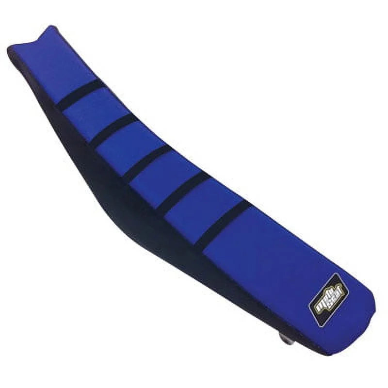 Yamaha YZ450F Black/Blue/Black Seat Traction 2018 Cover Ribbed for Motoseat