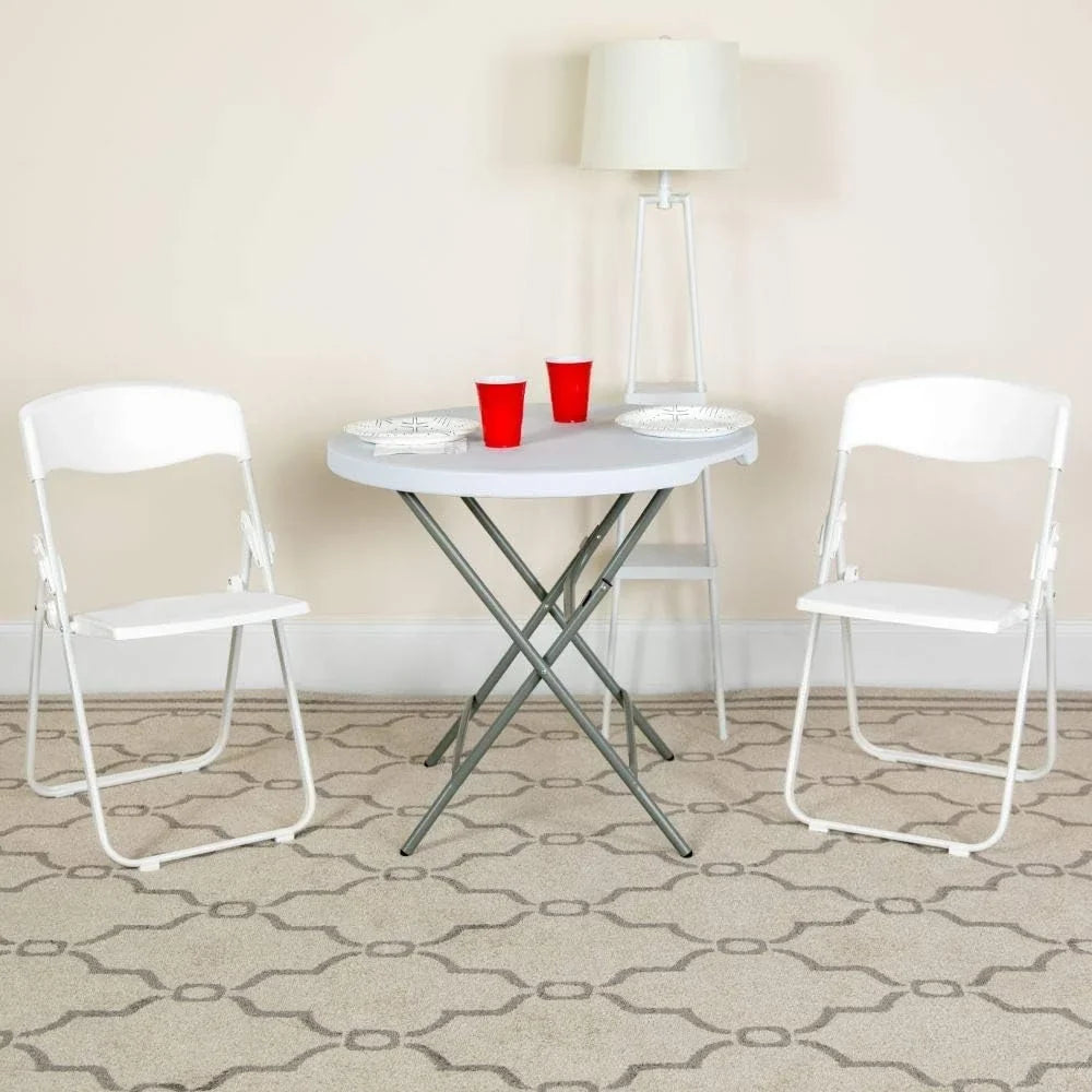 Ganging Heavy Brackets Built-In HERCULES 500 Chair White With Series Duty 2 Pack Folding Capacity Lb. Plastic