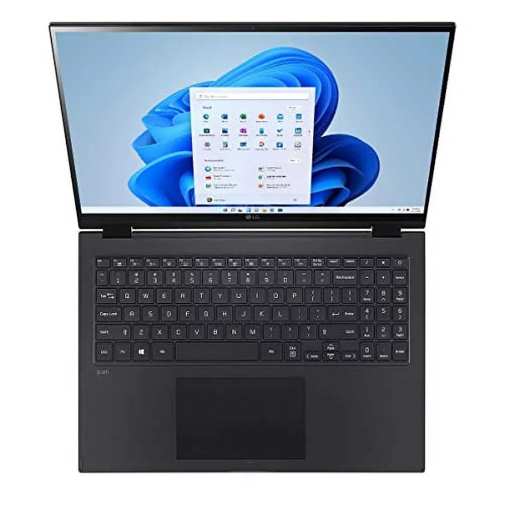Fingerprint and 2TB(1TBx2) Touch RE Windows EVO RAM IPS WiFi SSD Backlit USB Xe 2023 LG Laptop 16GB 2-in-1 Ultralight w/Pen Iris 11 AX WQXGA Fullday Gram Graphics Intel Battery NVMe i7-1165G7 16"