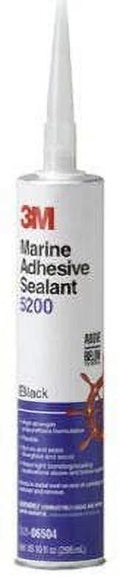 Cartridge, Gallon 1/10 Marine Adhesive 12 Black, case 5200 3MTM per Sealant PN06504,