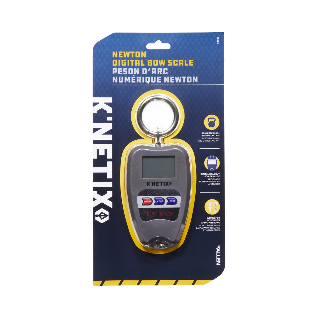 lbs., Digital 220 K’netix Bow 15836, Scale, Plastic, Newton ABS Gray