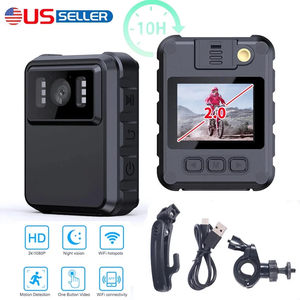 Night Body Connectivity Camera Vision and Camcorder 1080P JahyShow Audio Video WiFi - Mini DVR with