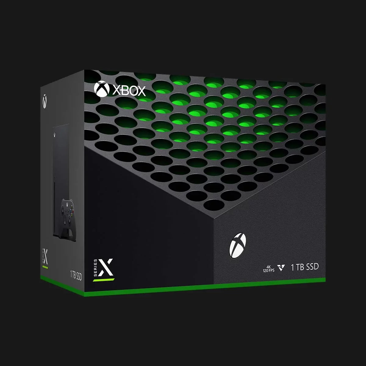Deluxe Xbox Black Microsoft Flagship - Series X SSD Console Wireless Bundle Controller with Xbox and Five 1TB X Games