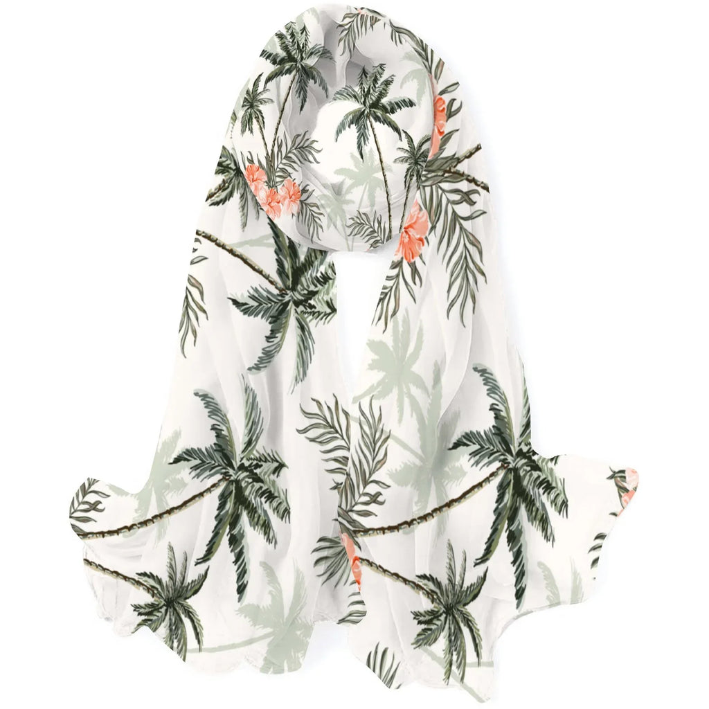 Wraps Shawls for Gift Wraps Hair Oblong Silk Trees Packed Women Scarf Sunscreen Headscarf Palm Neck Large Long FREEAMG
