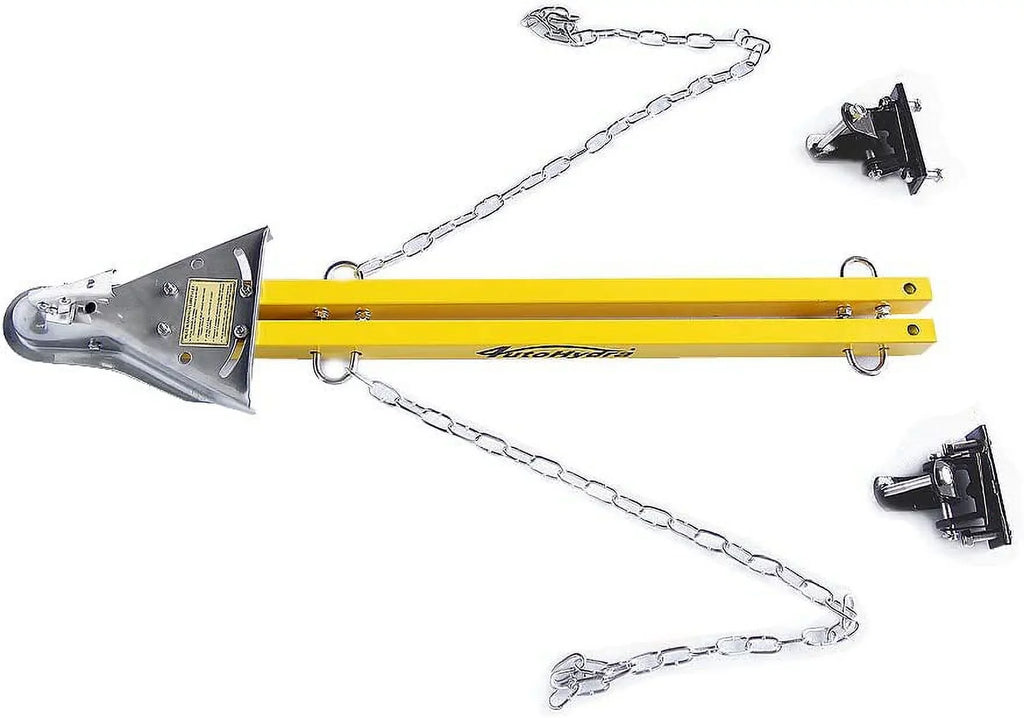 Kit Towing System Tow Yellow Bar Mount Adjustable Bar w/Chains Jeep Bumper with Adjustable Compatible Car Truck RV 5000lb HPDAVV Tow /