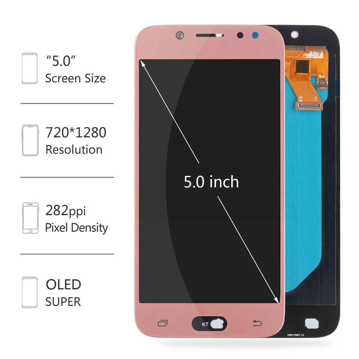 Galaxy Touch Display 2017 Pro Screen For Repair SAMSUNG Parts(Pink) Replacement LCD Digitizer J5 Assembly J530