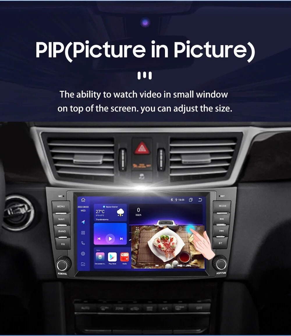 1280*720 8" Mercedes Car DSP Nav Carplay E-Class W219 for Radio Benz Stereo GPS