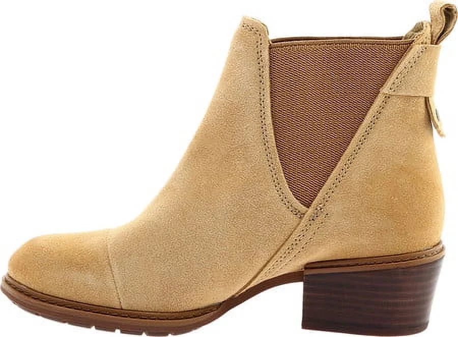 Women Timberland (7.5) HS3151 Sutherlin TB0A1SCT Bay Double Beige Gore Chelsea Boot