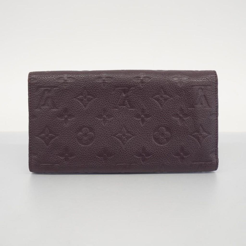 (Good) Monogram Ladies Virtuose Vuitton Long Louis Tri-fold Orb Wallet Portefeuille Empreinte M60294 Pre-Owned