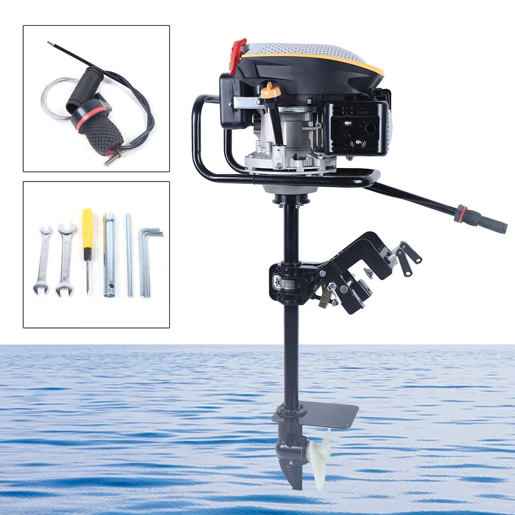 CC Engine Marine Engine Stroke TAS r/min Air Heavy Boat Miumaeov Motor Fishing Outboard System with Duty 225 3600 Cooling Single 4 Engine HP 9 Cylinder Boat Ignition