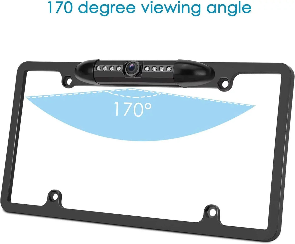 for Rearview Camera DDX5706S Kenwood Plate Waterproof DDX-5706S Backup License Black