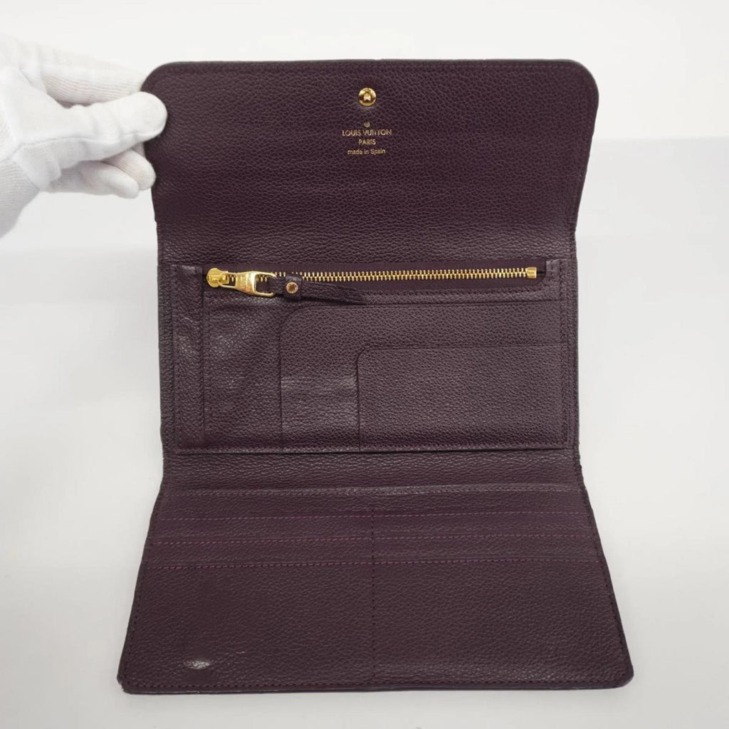 (Good) Monogram Ladies Virtuose Vuitton Long Louis Tri-fold Orb Wallet Portefeuille Empreinte M60294 Pre-Owned