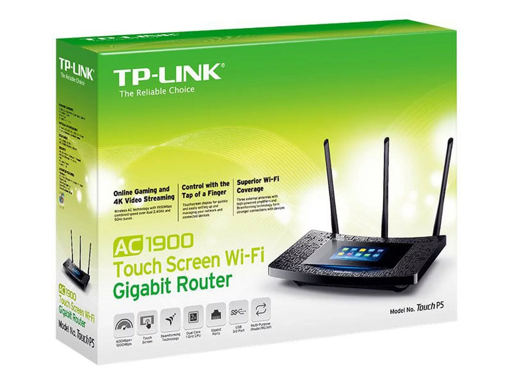AC1900 Gigabit TOUCH Wi-Fi Router TouchScreen P5 Tp-Link