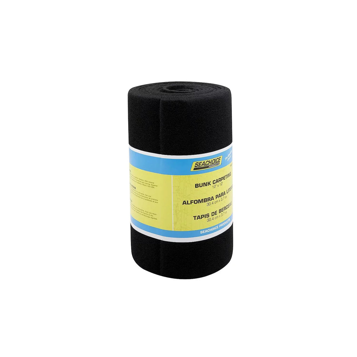 Seachoice 55993 Bunk x Carpeting12" Black 12',