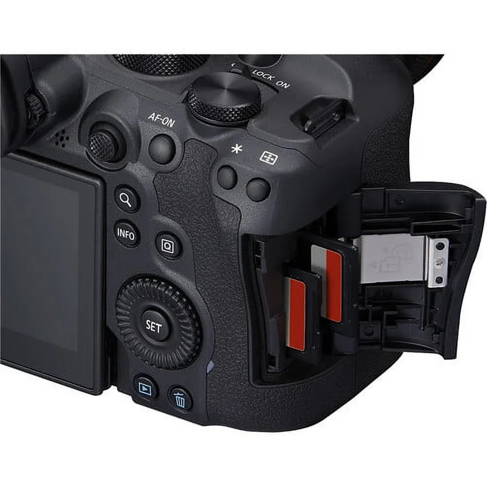 '+ f/4-7.1 LED Charger 64GB (5666C018) Software Photo + Light Case More x Corel Card + Mirrorless Memory LPE6 R6 2 + + Reader Canon Camera Lens EOS Battery 24-105mm II Mark + + Card External with +