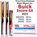 w/Rear Beam GX Encore (Set Buick Wipers 2021 of Performance Wiper 3)